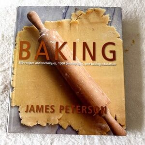 Baking Hardcover 350 Recipes 1500 Photographs James Peterson Cookbook Dust Jacke